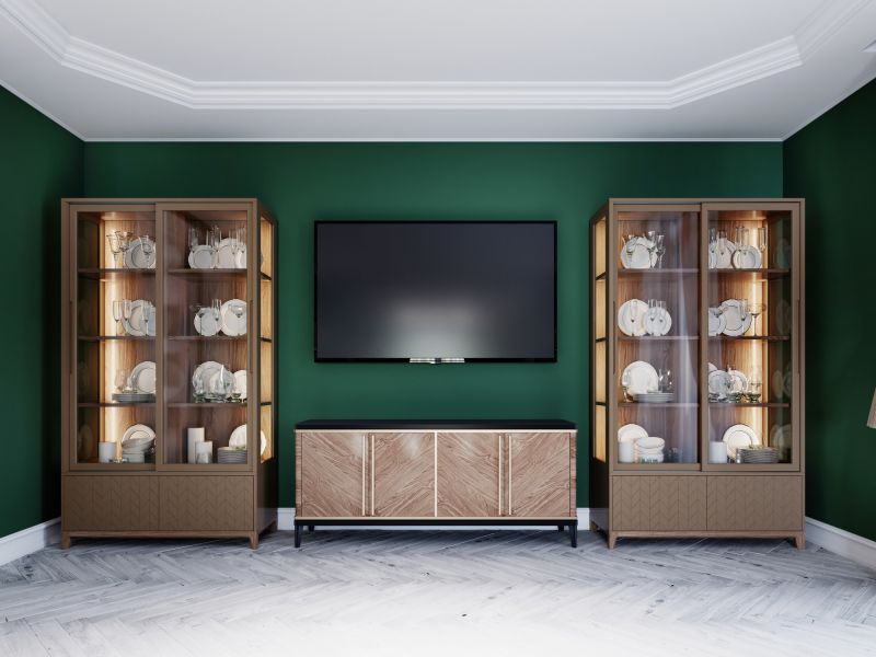 Fireplace Cabinet Installation in Alexandria, VA