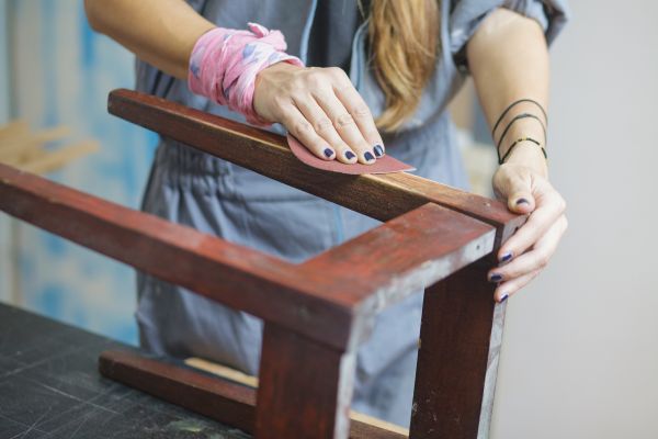 Chair Paint Removal