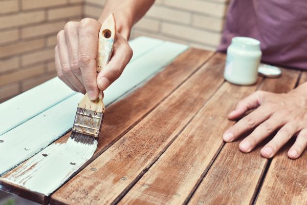 Refinished Furniture Painting